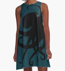 Octopus Silhouette, by Amber Marine © 2015 A-Line Dress