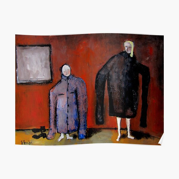 wearing dads coats Poster