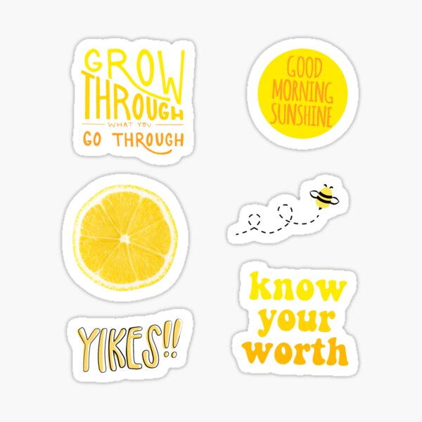 Yellow Pack Sticker