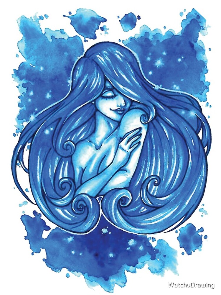 Thumbnail 4 of 4, iPhone Case, In Blue designed and sold by WatchuDrawing.