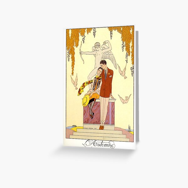 Item preview, George Barbier - Automne (art deco print) designed and sold by DejaVuStudio.