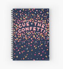 Cue the Confetti – Navy Palette Spiral Notebook