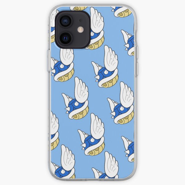 Blue Shell Light Blue Pattern iPhone Soft Case