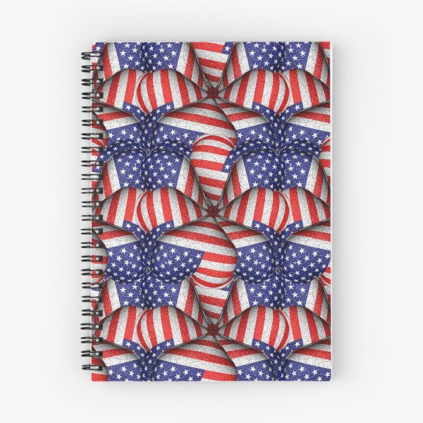 Item preview, Modern Usa Flag Pattern designed and sold by DFLC Prints.