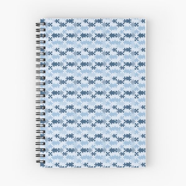 Aperçu de l'œuvre Puzzle bleu créée et vendue par LittleOddShop.