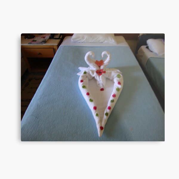 Towel Art Metal Print