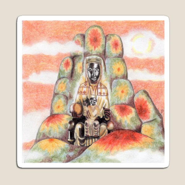 Montserrat - Mountain Mother Magnet