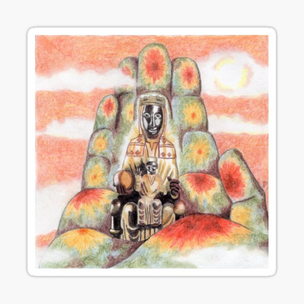 Montserrat - Mountain Mother Sticker