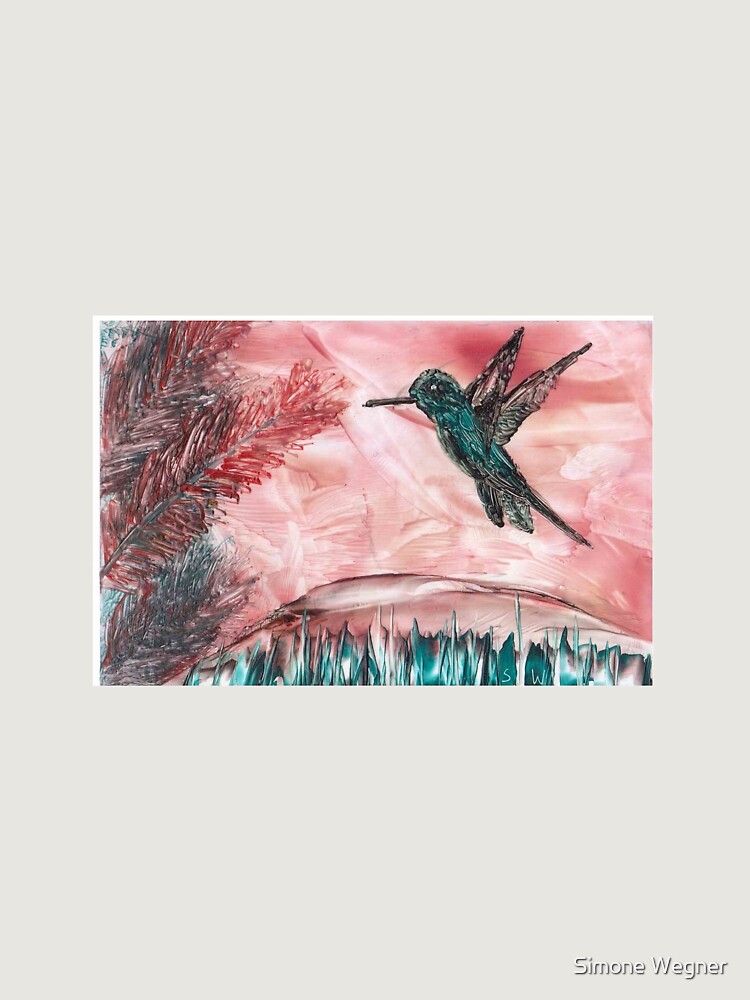 Thumbnail 6 of 6, Premium Oversized Sweatshirt, Hummingbird designed and sold by ArtistSimone.