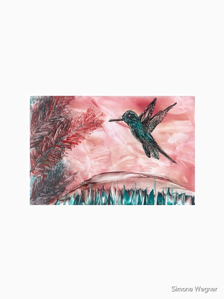 Aperçu 6 sur 6. Sweat à capuche épais avec l'œuvre Hummingbird créée et vendue par ArtistSimone.