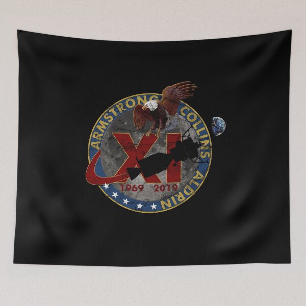 Item preview, Apollo 11 50th Anniversary 1969-2019 Vintage Space Design designed and sold by RealPilotDesign.