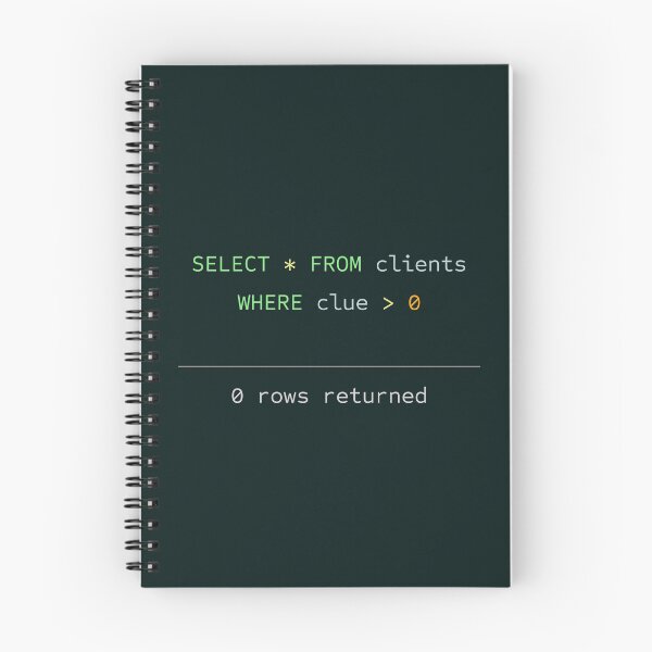 Item preview, SQL Programming Clients Funny Gift designed and sold by talisman66.