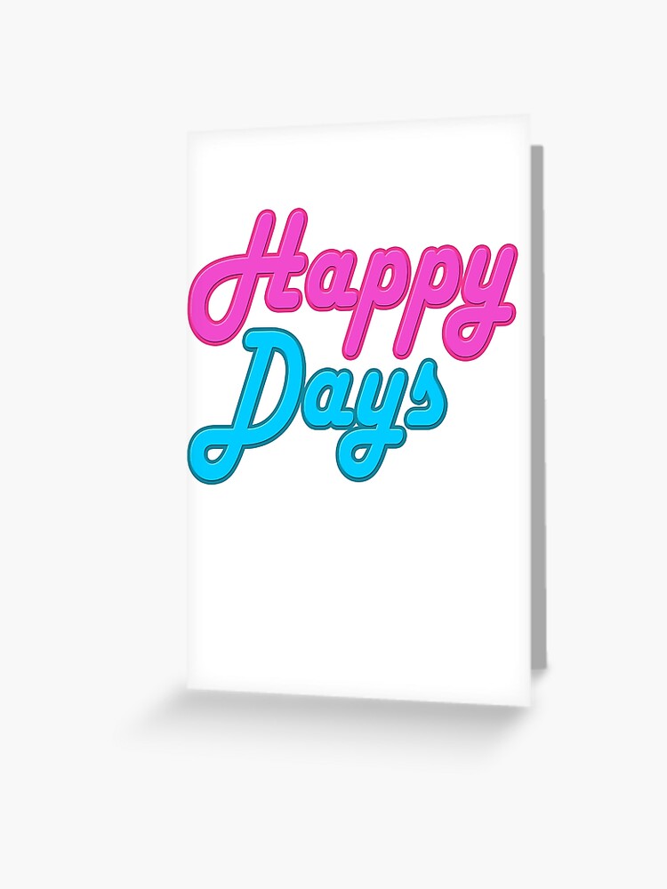 Happy Days Logo Recreation