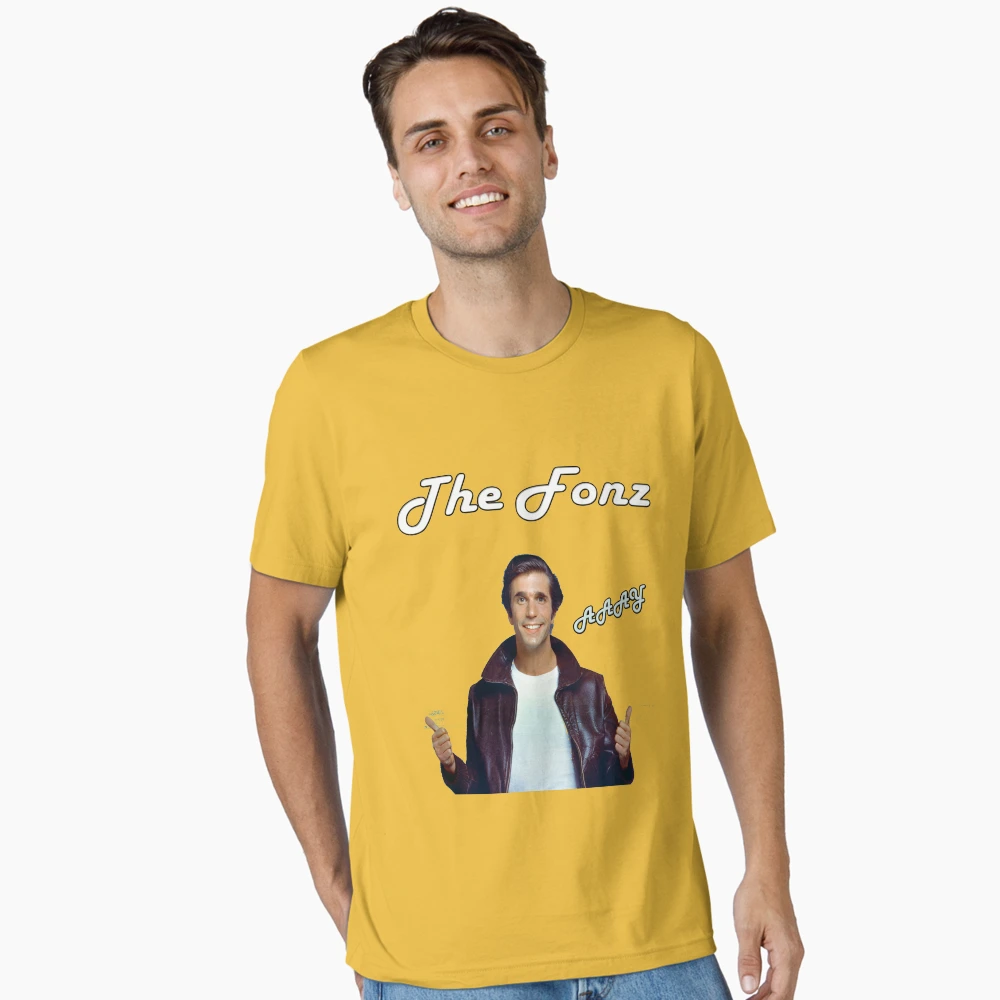Camseta Vntage De Tu Nova Retro Happy Days Fonze The Fonz Humor