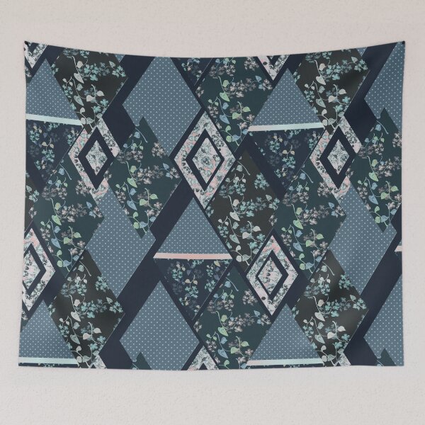 Item preview, Seamless abstract patchwork plaid patches pattern backrgound #patchwork #Rustic designed and sold by fuzzyfox.