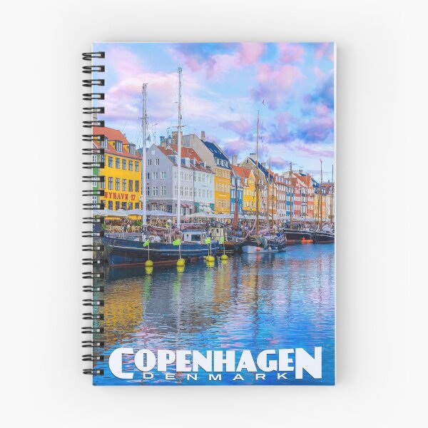 Item preview, Vintage-Style Copenhagen Travel Poster (in English) designed and sold by travelwitheric.
