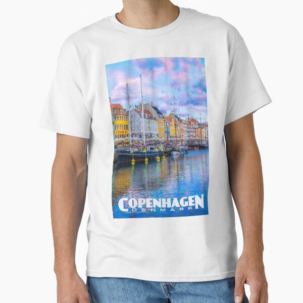 Item preview, Vintage-Style Copenhagen Travel Poster (in English) designed and sold by travelwitheric.