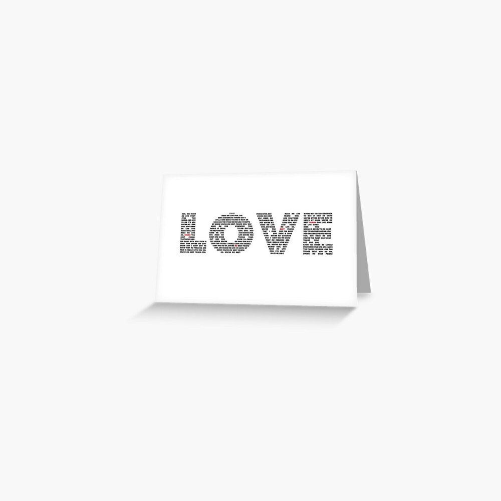 love-you-re-my-best-friend-lyrics-queen-greeting-card-for-sale-by