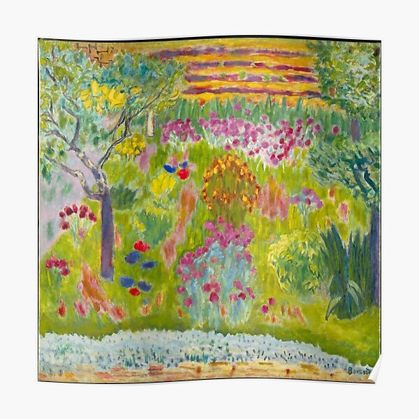 Pierre Bonnard. Garden, 1935. Poster
