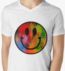 Smiley Men's V-Neck T-Shirt