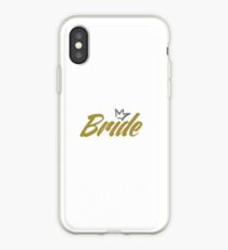 Braut Tank Top, Braut Shirt, Racerback Tanks Shirt, Braut Geschenk, Bridal Shower Geschenk, Bachelorette Party Shirts iPhone-Hülle & Cover