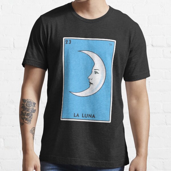 Loteria La Luna Loteria Bingo Mexicano Tarjeta Camiseta esencial