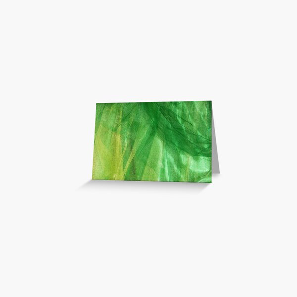 Shimmering green Greeting Card