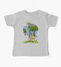 green on green Baby Tee