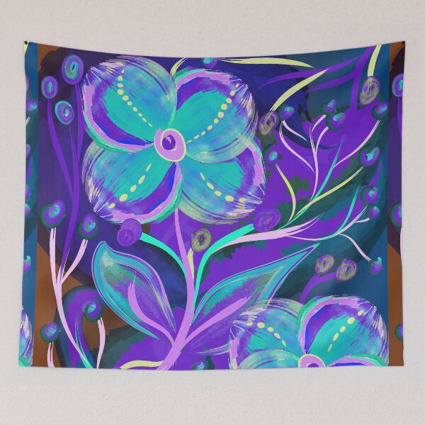 Item preview, Blue Leaves  designed and sold by Nora Gad.