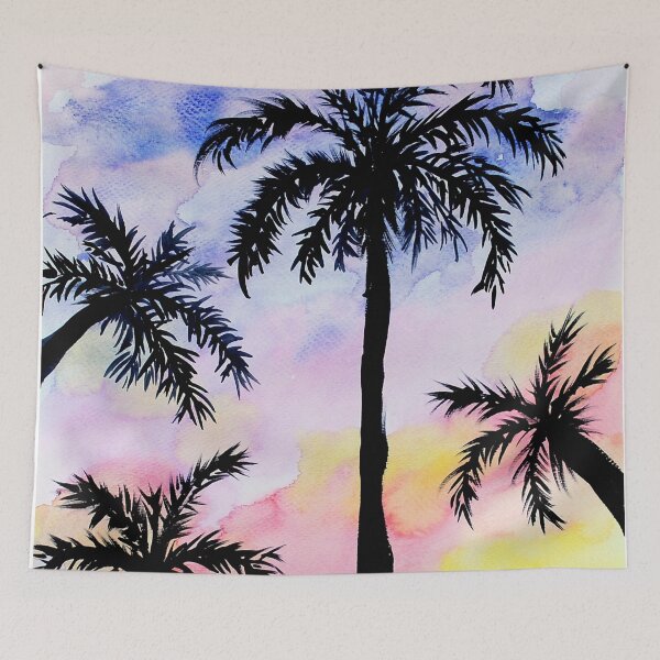 Item preview, Summer Beach Palm Trees designed and sold by Sebastian Grafmann.