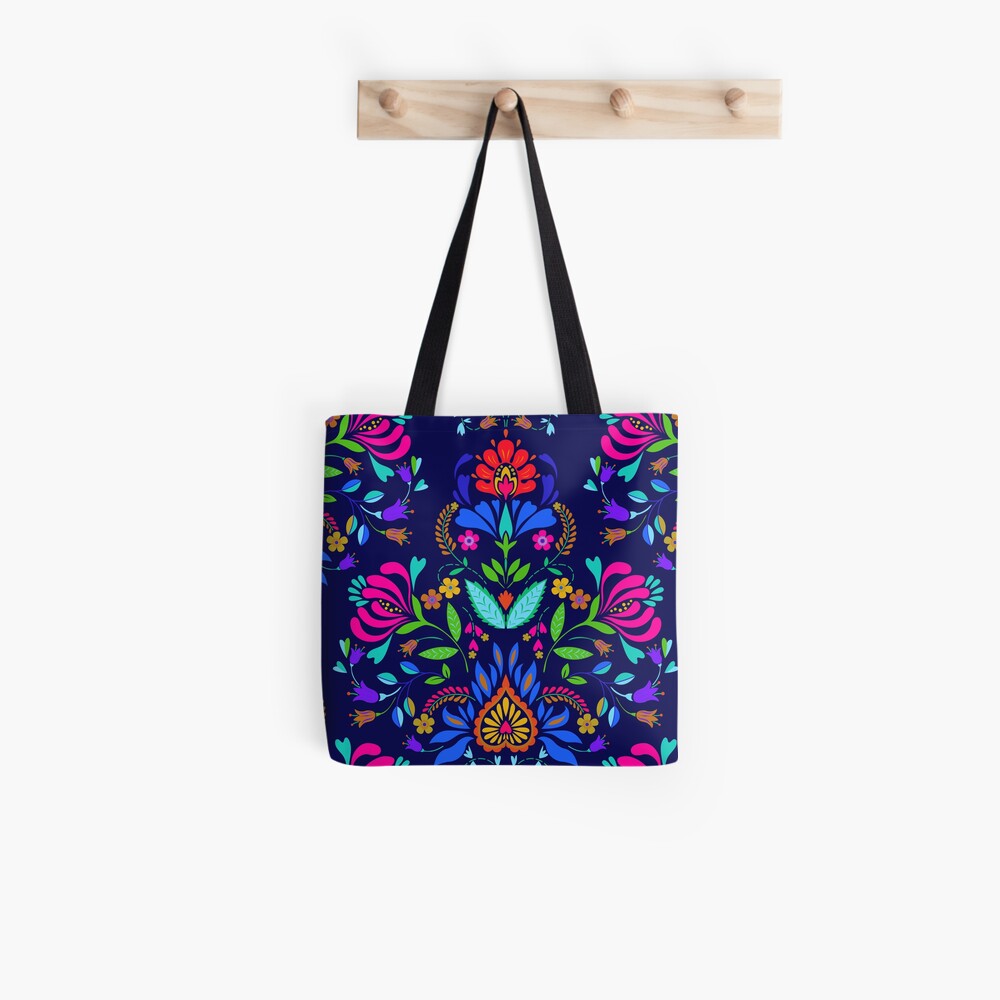 folk pattern - mexican vacation. Tote Bag