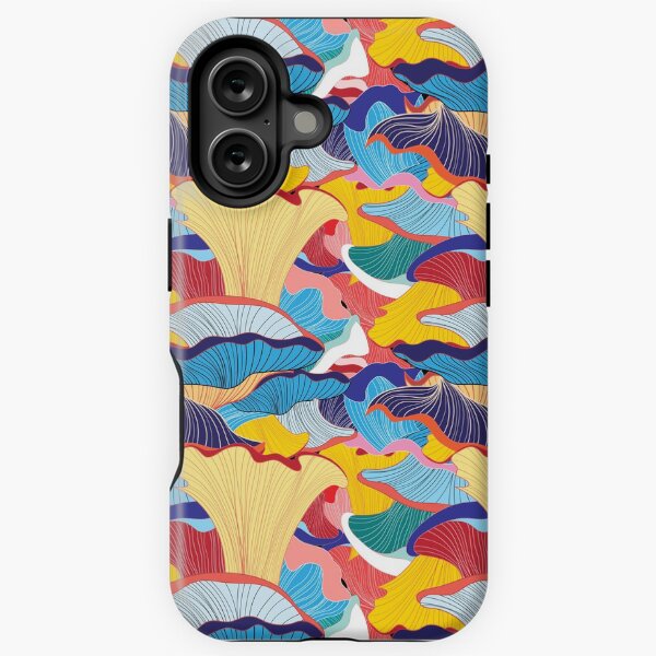 pattern of mushrooms iPhone Tough Case