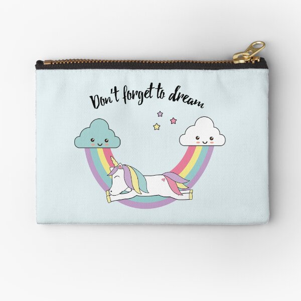 Unicorn - don't forget to dream Zipper Pouch