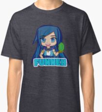 Blue haired Manga Funneh Classic T-Shirt