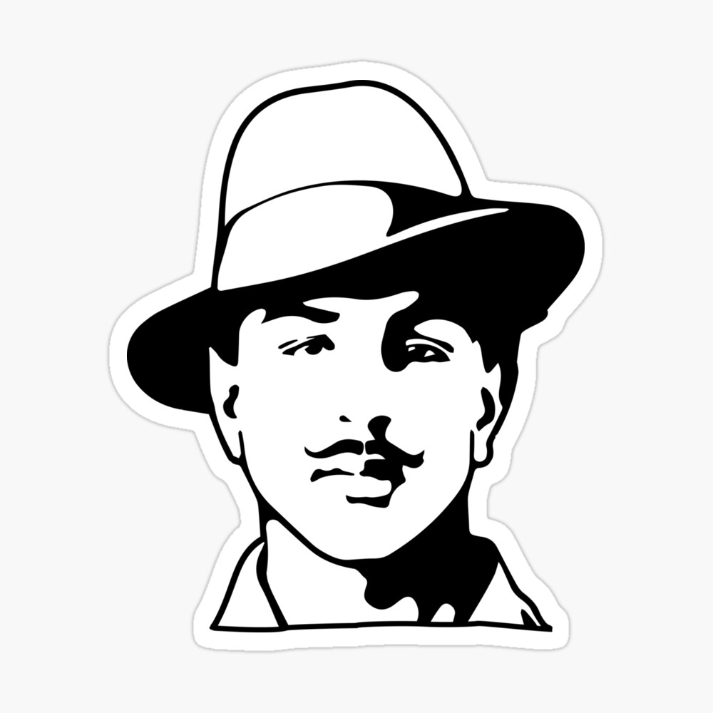 Shaheed Bhagat Singh Drawing by Daljeet Kaur  Fine Art America