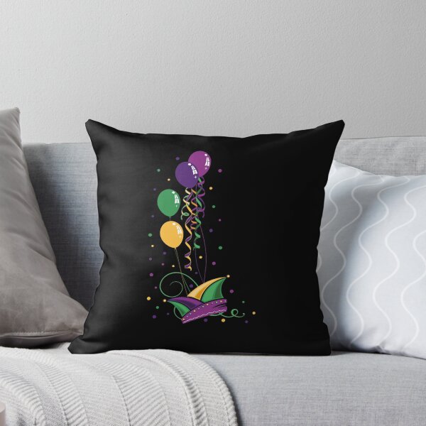 Item preview, Carnival Fool Cap Mardi Gras Balloons Streamer designed and sold by Christine Krahl.