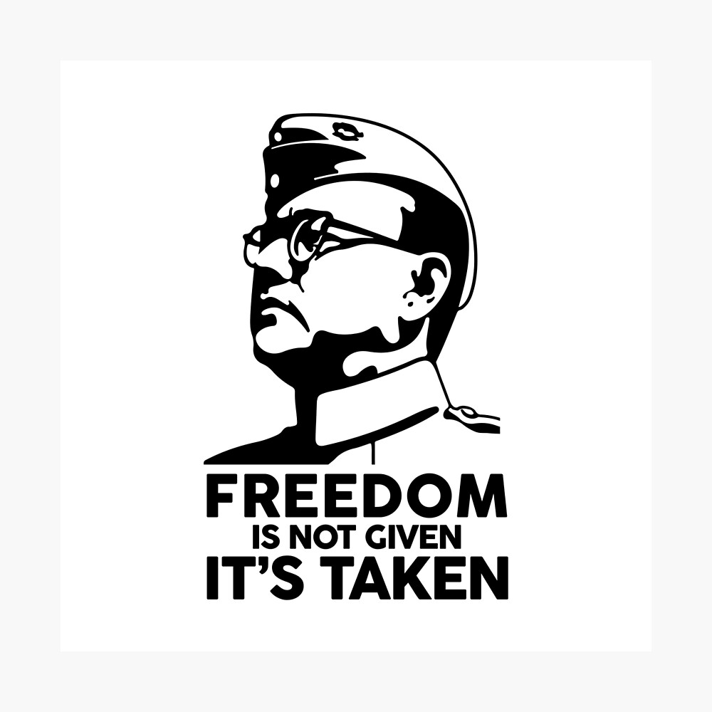 Nethaji Subash Chandra Bose Quote Indian Leader 