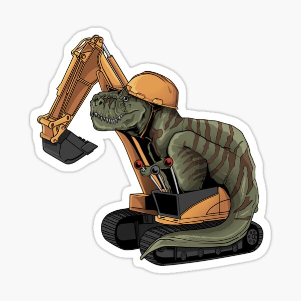 Item preview, Excavator Like T-Rex designed and sold by damnoverload.
