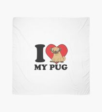 Pañuelo Amo a mi pug