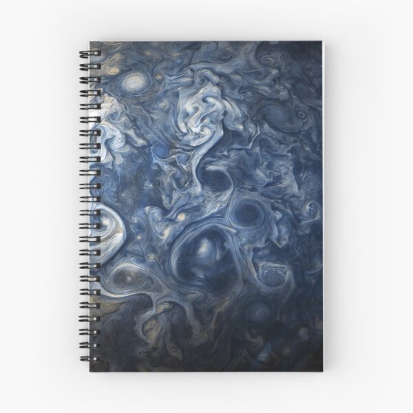 Item preview, Swirling Blue Clouds of Planet Jupiter from Juno Cam designed and sold by allhistory.
