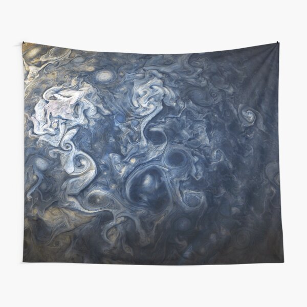 Item preview, Swirling Blue Clouds of Planet Jupiter from Juno Cam designed and sold by allhistory.