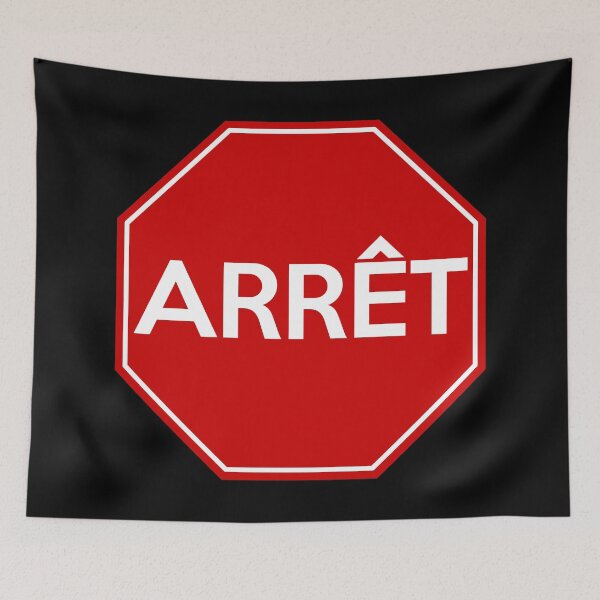 Item preview, STOP SIGN - FRANCE designed and sold by WOOFANG.