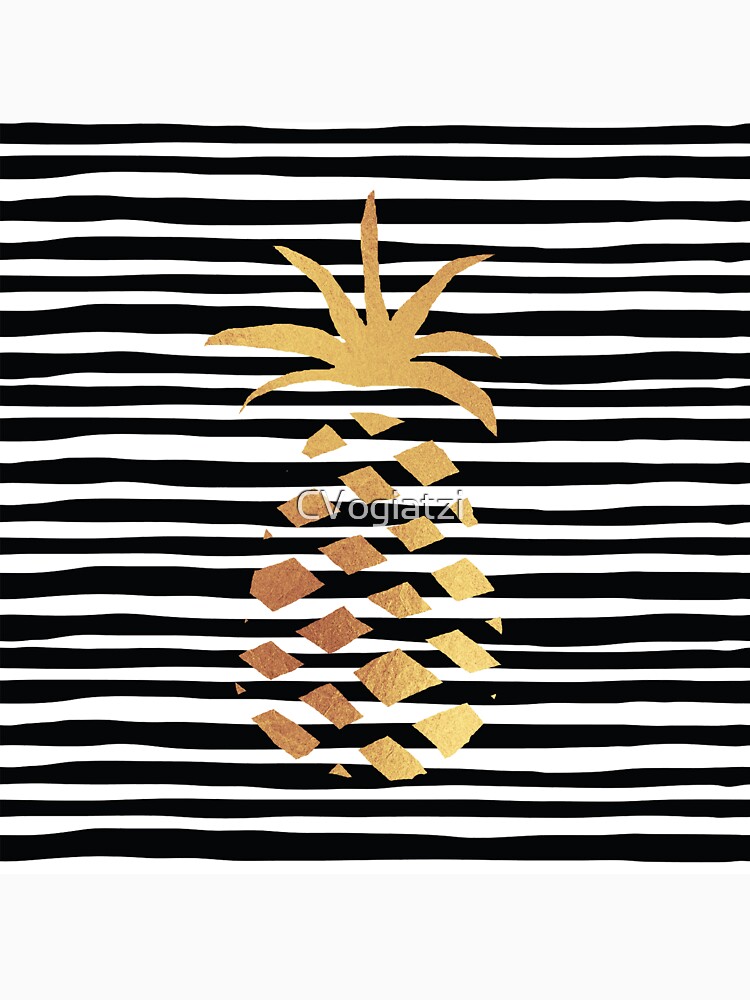 Gold Pineapple-B&W by CVogiatzi