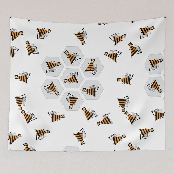Item preview, Bees and honeycombs designed and sold by Xenia Govorukhina.