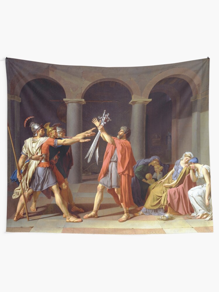 who painted the oath of the horatii