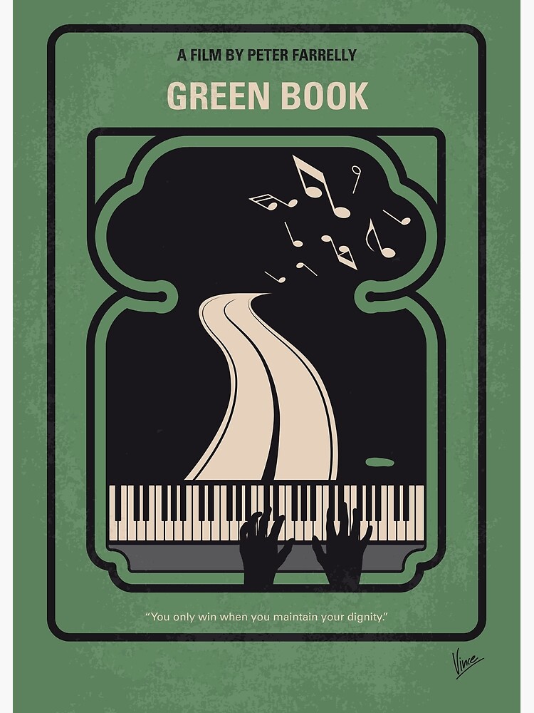 "No1039 My Green Book minimal movie poster" Poster by ...