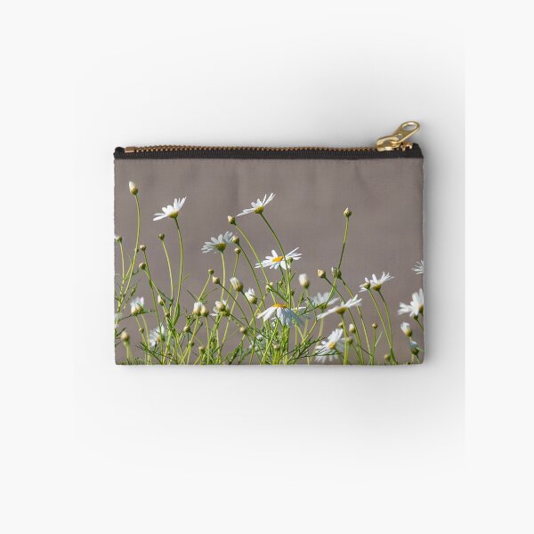 Item preview, Buds and flowers of white field daisies on a blurred background designed and sold by EG Creativity Art.