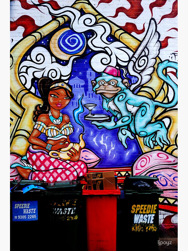 "Fitzroy Street Art" Art Print by ljpoyz Redbubble