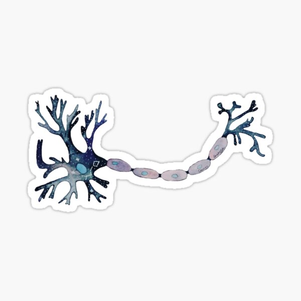 Neuron galaxy nerve cell Sticker