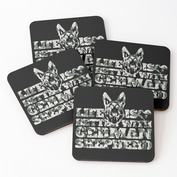 Item preview, Life is better with German Shepherd Winter Military designed and sold by HelloFromAja.